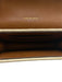 Tory Burch Tan & beige Leather & Wicker Flap Logo Chain Strap Clutch Bag Tan & beige / Mini