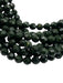 Fairchild Baldwin Dark Green Resin Beads Multi Strand Necklace Dark Green