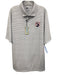 Onward Reserve NWT Size XL White & Blue Synthetic Striped Polo Short Sleeve White & Blue / XL
