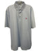 Holderness & Bourne Size XL White & Blue Synthetic Golf Polo Men's Short Sleeve White & Blue / XL