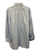 Hamilton Size Est XL Blue Cotton Solid Button Up Men's Long Sleeve Shirt Blue / Est XL