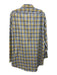 Sid Mashburn Size XL Blue & Yellow Cotton Plaid Button Up Long Sleeve Shirt Blue & Yellow / XL