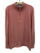 Gentlemen's Corner Size XL Red Cashmere Solid Quarter Zip Men's Sweater Red / XL