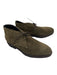 Pastori Shoe Size 10.5 Olive Green Suede Solid Boat Shoe Men's Shoes Olive Green / 10.5