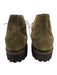 Pastori Shoe Size 10.5 Olive Green Suede Solid Boat Shoe Men's Shoes Olive Green / 10.5