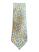Ferragamo Yellow & Blue Silk Floral Men's Ties Yellow & Blue