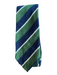 Sid Mashburn Green & Blue Silk Striped Men's Ties Green & Blue