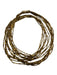 Mignonne Gavigan Gold Gold Tone Metal Beaded Long Magnetic Close Necklace Gold
