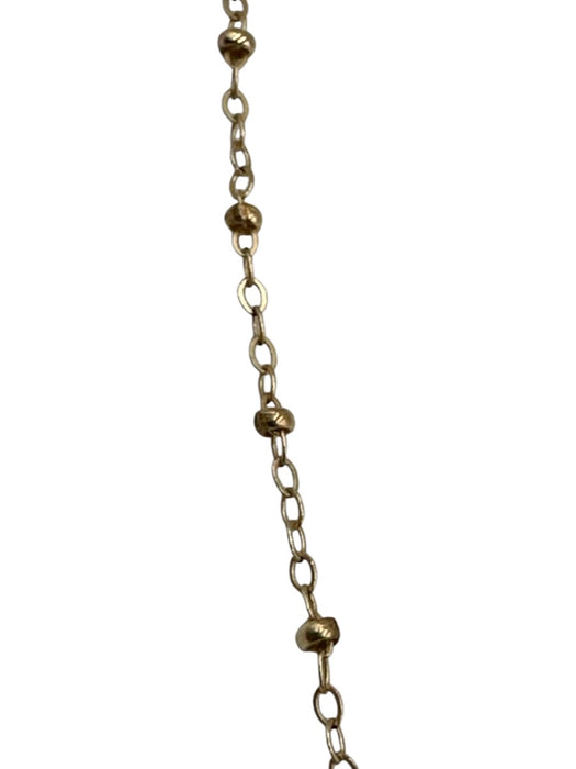 No Brand Gold Gold Fill Satellite Chain Adjustable Lobster Clasp Necklace Gold
