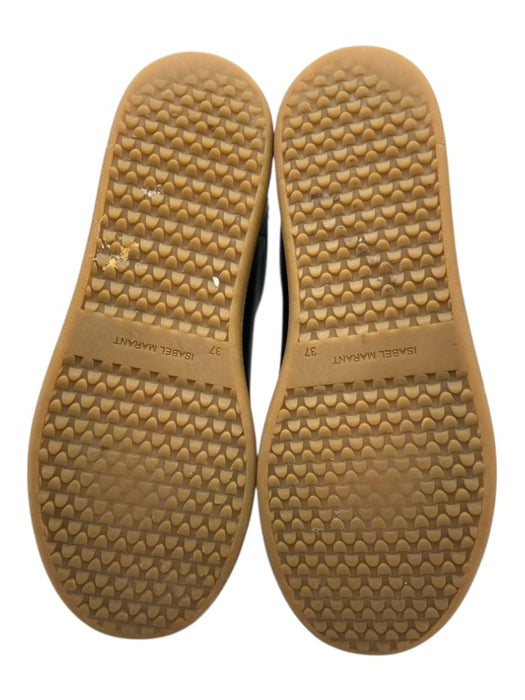 Isabel Marant Shoe Size 37 Black & White Leather Velcro Strap Low Top Sneakers Black & White / 37