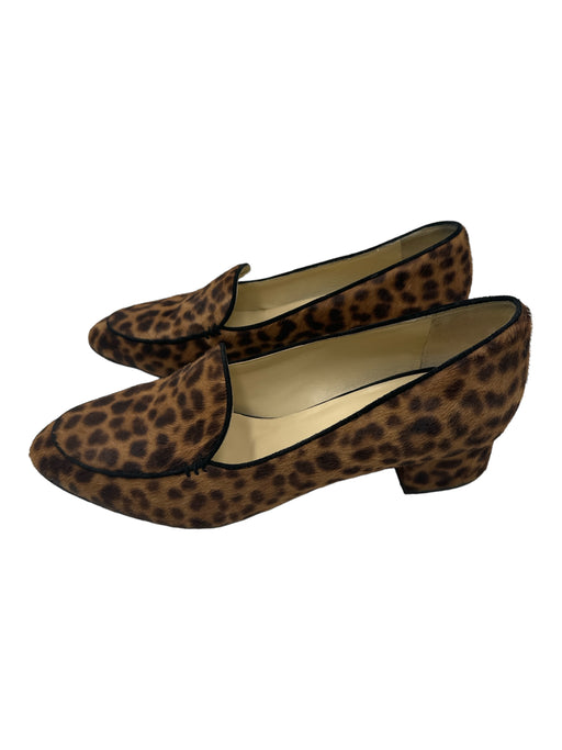 Sarah Flint Shoe Size 39.5 Brown & Black Pony Hair Almond Toe Animal Print Pumps Brown & Black / 39.5