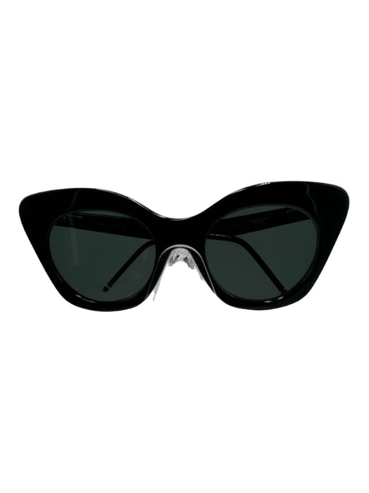 Thom Browne Black Acetate Cat Eye case incl Sunglasses Black