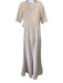 Rickie Freeman for Teri Jon Size 8 Beige Pink Polyester 1/2 Sleeve Gown Beige Pink / 8