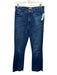 Mother Size 28 Dark Wash Cotton Blend Denim Raw Hem Button & Zip Fly Jeans Dark Wash / 28