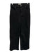 Frame Size 27 Black Cotton Blend Denim Wide Leg Button & Zip Fly Palazzo Jeans Black / 27