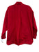 Ann Mashburn Size Small Red Silk Long Sleeve Button Front Collar Top Red / Small