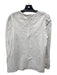 Mansur Gavriel Size 42 White Cotton Long Sleeve Back Zip Textured Top White / 42