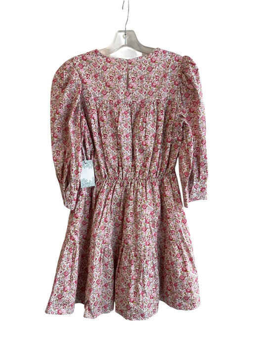 Hyacinth House Size S Pink & Multi 100% Cotton Keyhole Back Floral Dress Pink & Multi / S