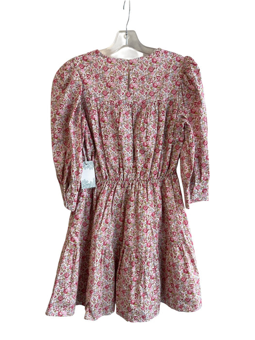 Hyacinth House Size S Pink & Multi 100% Cotton Keyhole Back Floral Dress Pink & Multi / S