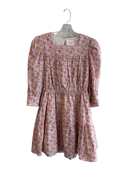Hyacinth House Size S Pink & Multi 100% Cotton Keyhole Back Floral Dress Pink & Multi / S