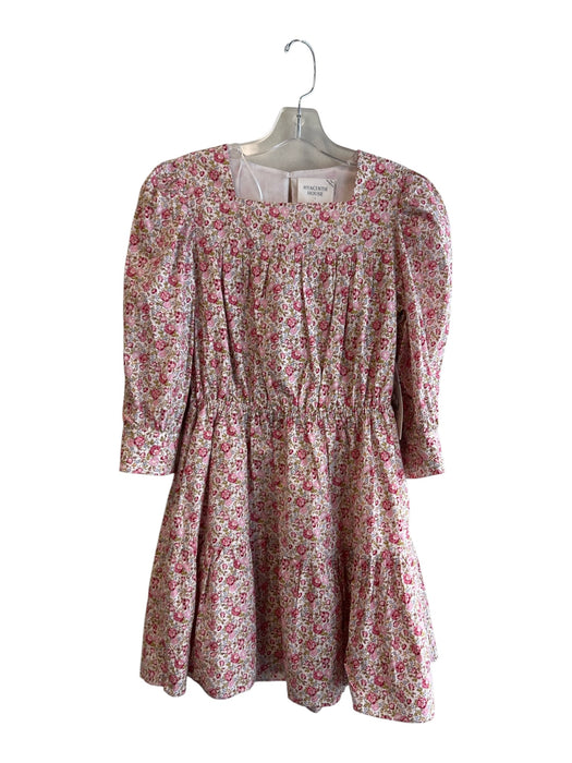 Hyacinth House Size S Pink & Multi 100% Cotton Keyhole Back Floral Dress Pink & Multi / S