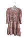 Hyacinth House Size S Pink & Multi 100% Cotton Keyhole Back Floral Dress Pink & Multi / S