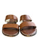 Sam Edelman Shoe Size 8 Brown Leather Upper Balance Man Made Solid Straps Shoes Brown / 8