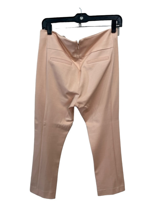 Veronica Beard Size 6 Peach Viscose & Nylon Blend Mid Rise Trouser Pants Peach / 6