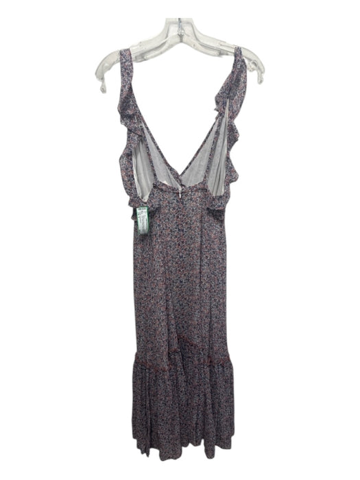 Super Natural Size S Pink, Blue & White Viscose Spaghetti Strap Floral Dress Pink, Blue & White / S