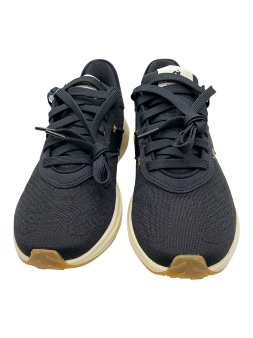 Tracksmith Shoe Size 39 Black & Yellow Synthetic Knit Round Toe lace up Sneakers Black & Yellow / 39