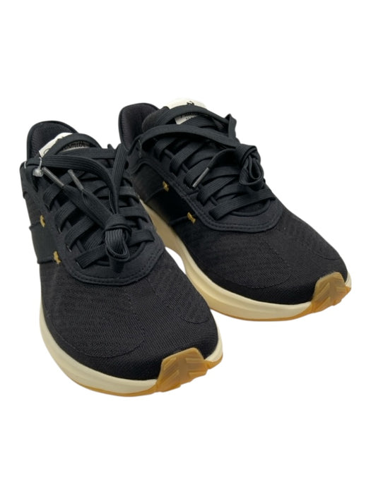 Tracksmith Shoe Size 39 Black & Yellow Synthetic Knit Round Toe lace up Sneakers Black & Yellow / 39