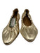 See By Chloe Shoe Size 39 Gold Leather Pointed Toe Wrinkled Elastic Top Flats Gold / 39