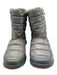 The North Face Shoe Size 8 Gray Polyester Fleece Lined Square Quilted Booties Gray / 8