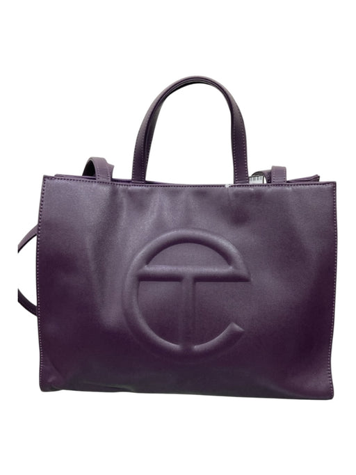 Telfar Purple Vegan Leather Satchel Bag Purple / M