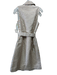 Tuckernuck Size S Rose Gold & Blue Polyester metalic Geometric Collar Midi Dress Rose Gold & Blue / S