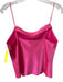 Alice + Olivia Size 0 Pink Triacetate & Polyester Sleeveless Cowl Neck Skirt Set Pink / 0