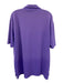 Peter Millar Size L Purple Synthetic Solid Polo Athleisure Men's Short Sleeve Purple / L