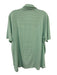 Peter Millar Size L Green & Blue Cotton Blend Striped Polo Men's Short Sleeve Green & Blue / L