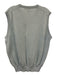 Peter Millar Size L Light blue Wool Solid V Neck Vest Men's Sweater Light blue / L
