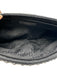 Whiting & Davis Black & Silver Zip Close Chain Mail Satin Chain Strap Bag Black & Silver / Mini