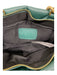 Zara Green & Gold Faux Leather Quilted Pillowed Chain shoulder bag Bag Green & Gold