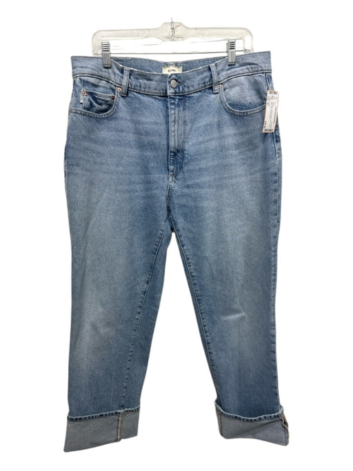 DL1961 Size 31 Light Wash Cotton Denim Zip Fly High Rise Wide Leg Jeans Light Wash / 31