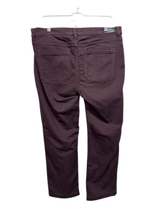 DL1961 Size 30 Brown Cotton & Elastane Zip Fly Mid Rise Slim Straight Pants Brown / 30