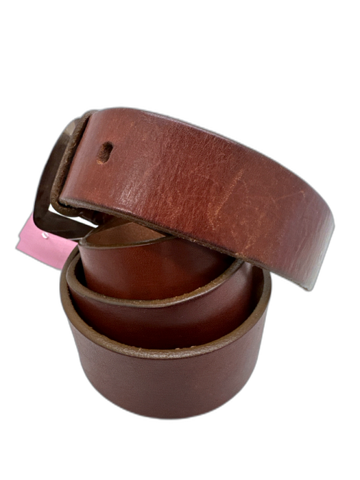 Dolce & Gabbana Brown Leather Solid Men's Belt Brown