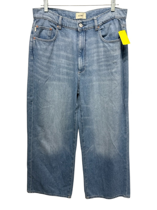 DL1961 Size 29 Light Wash Cotton Blend Denim High Waist Button & Zip Fly Jeans Light Wash / 29