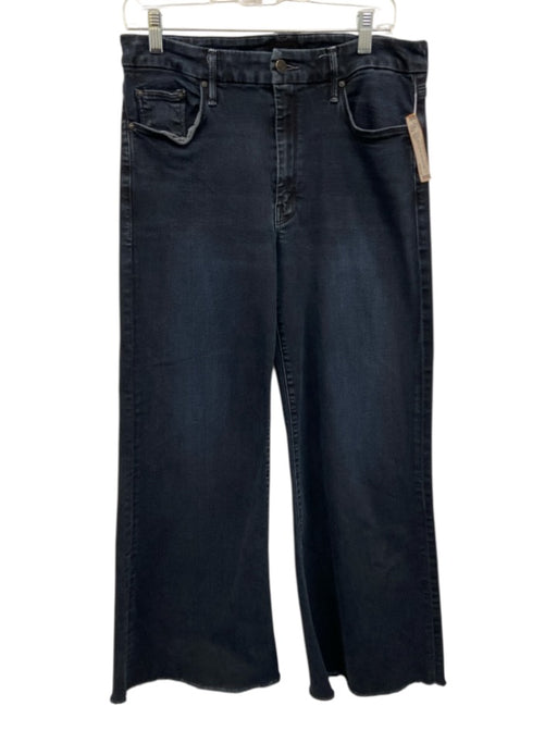 Mother Size 31 Midnight blue Cotton Blend Denim Raw Hem Button & Zip Fly Jeans Midnight blue / 31