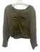Madewell Size 10 Green Cupro & Viscose All Over Print Top Green / 10