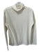 Pomandere Size 4 Cream Wool Long Sleeve Turtle Neck Top Cream / 4