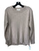 White + Warren Size XS Taupe Cashmere Long Sleeve Ribbed Knit Sweater Taupe / XS