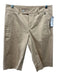 Bogner Size 4 Khaki Beige Cotton Blend Low Rise Pockets Bermuda Shorts Khaki Beige / 4